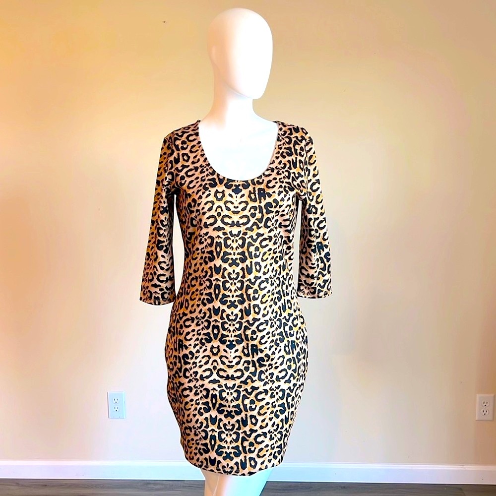 Nicki Minaj animal print dress.